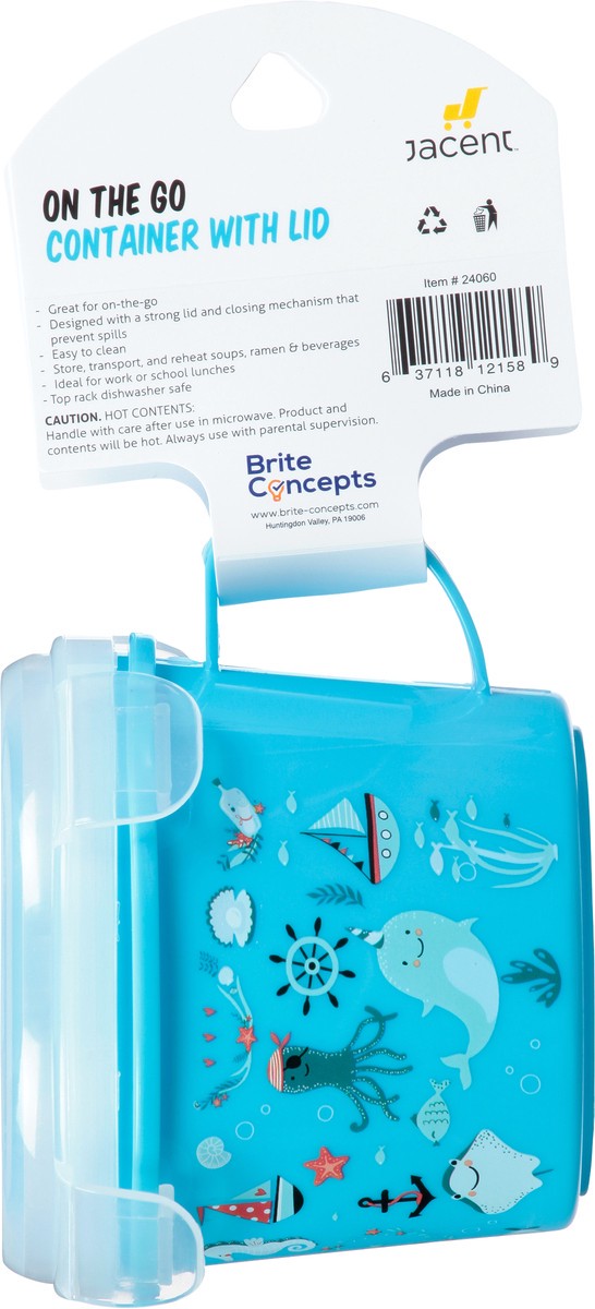 slide 9 of 9, Jacent On The Go Container With Lid, 1 ct