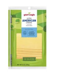 Giant Eagle Cheese, Singles, American