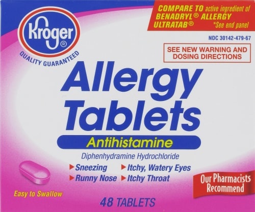 slide 1 of 1, Kroger Allergy Tablets, 48 ct