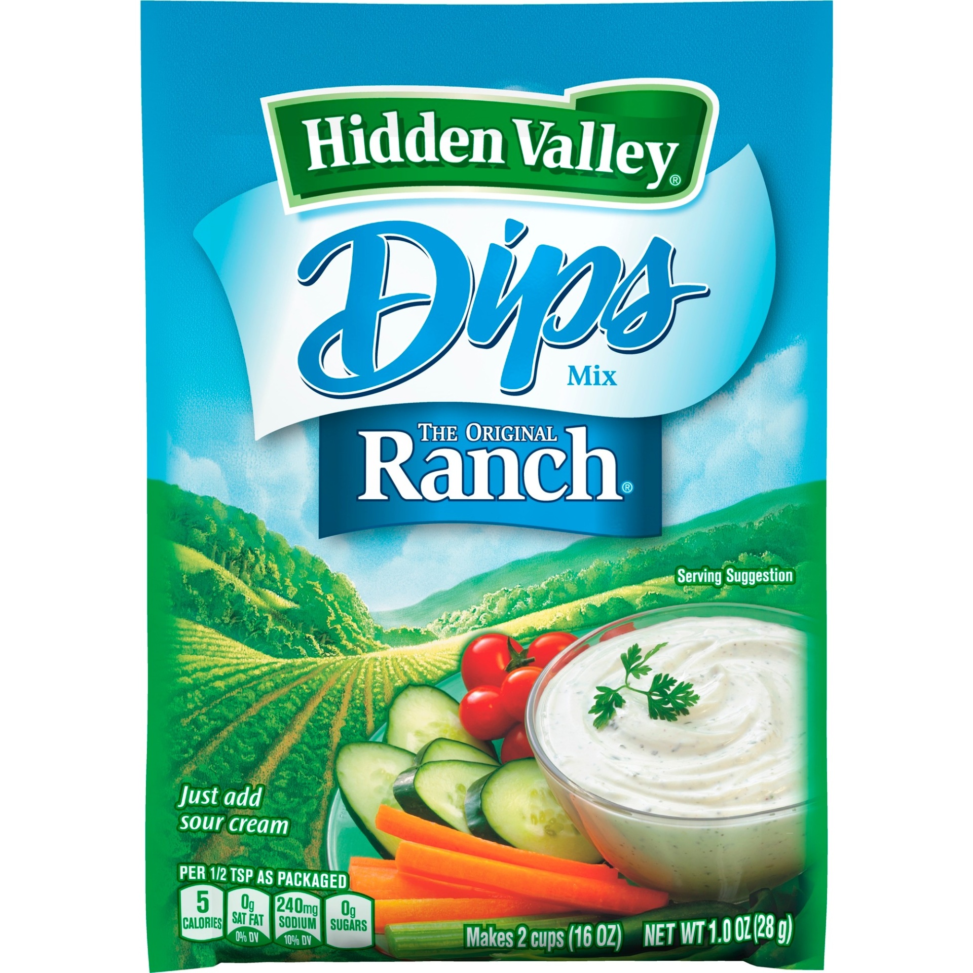 Hidden Valley Original Ranch Dips Mix Packet 1 oz | Shipt