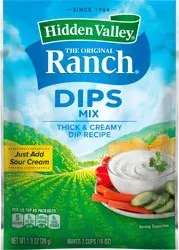 Hidden Valley Original Ranch Dips Mix Packet
