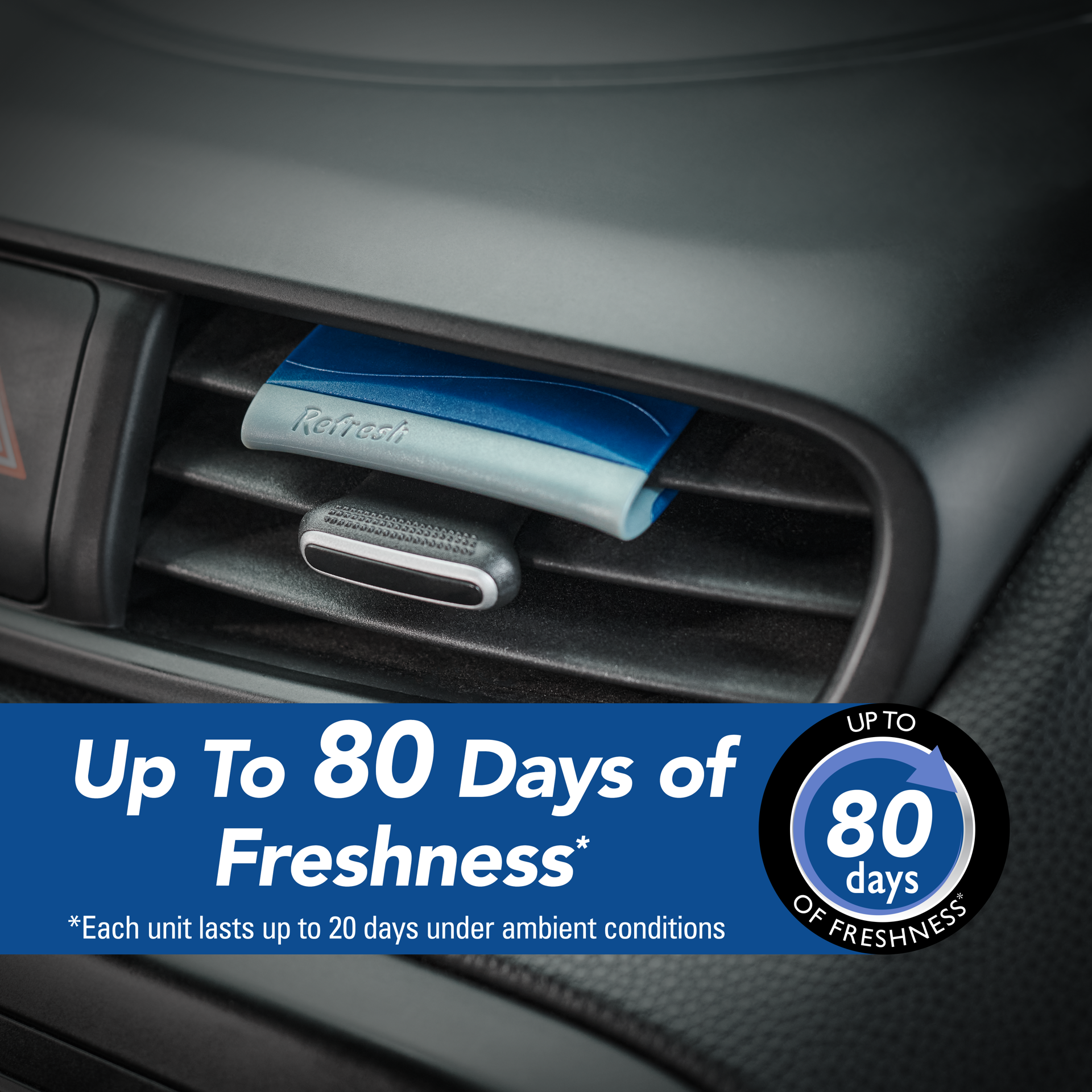 slide 5 of 5, Refresh Your Car! New Car Contour Vent Stick 4-Pack, 4 ct
