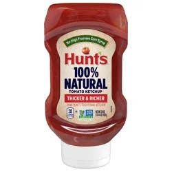 Hunt's Thicker & Richer 100% Natural Tomato Ketchup 20 oz