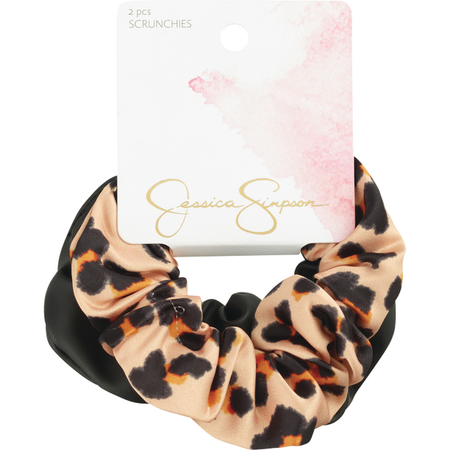 slide 1 of 1, JESSICA SIMPSON 2Pc Scrunchies, 1 ct