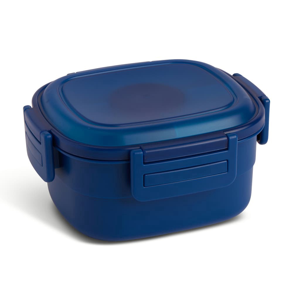 slide 2 of 3, Core Home Manna Salad Bento Box - Dark Blue, 1 ct