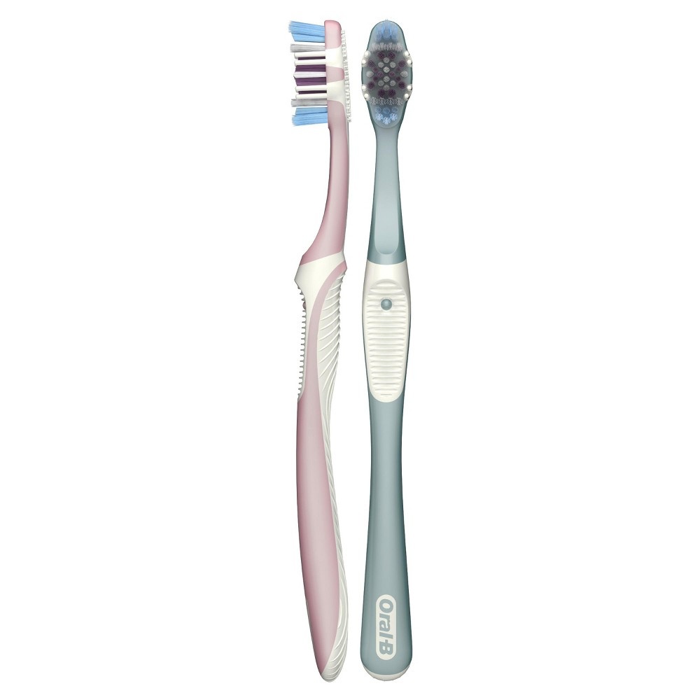 slide 6 of 12, Oral-B 3D White Glamorous Soft Brush, 2 ct