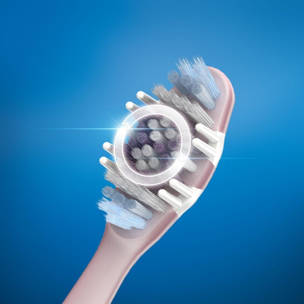 slide 10 of 12, Oral-B 3D White Glamorous Soft Brush, 2 ct