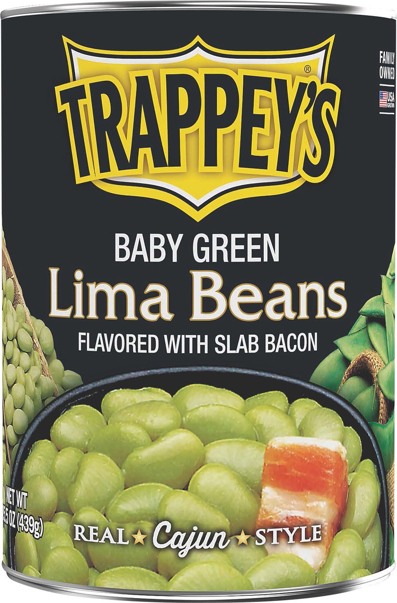 slide 4 of 5, Trappey's Baby Green Flavored with Slab Bacon Lima Beans 15.5 oz, 15.5 oz