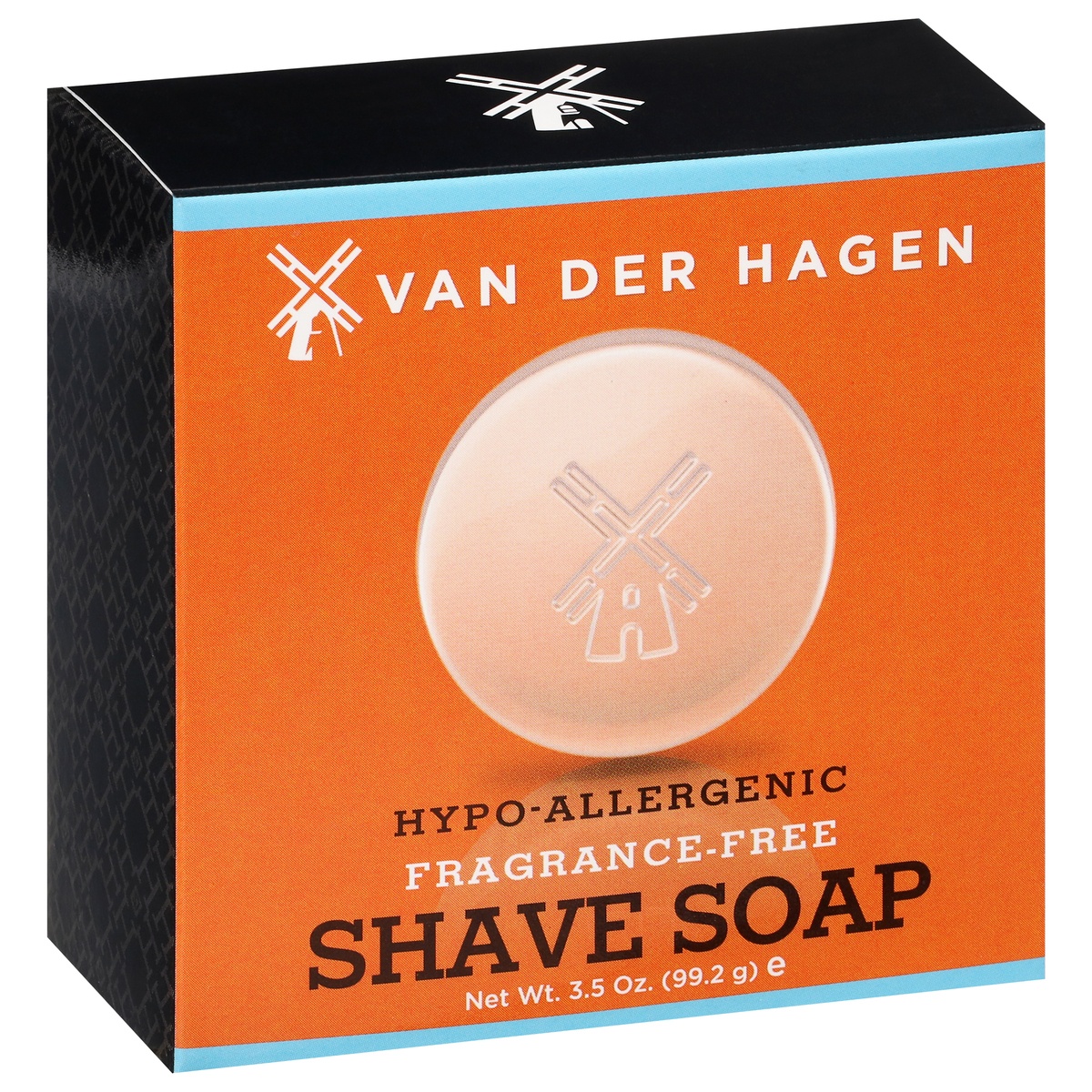 slide 1 of 1, Van Der Hagen Unscented Shave Soap, 3.5 oz
