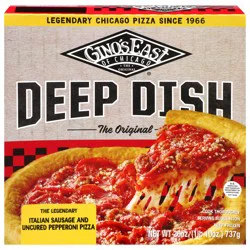 Gino's East Deep Dish Italian Sausage and Uncured Pepperoni Pizza 26 oz