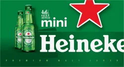 Heineken Original Lager Beer 4 Pack 7 fl oz Bottles