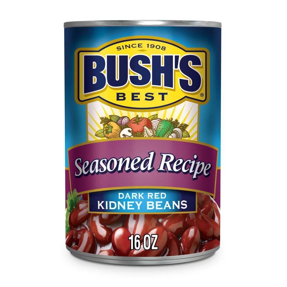 slide 1 of 8, Bush's Best Bush's Seasoned Recipe Kidney Beans 16 oz, 16 oz