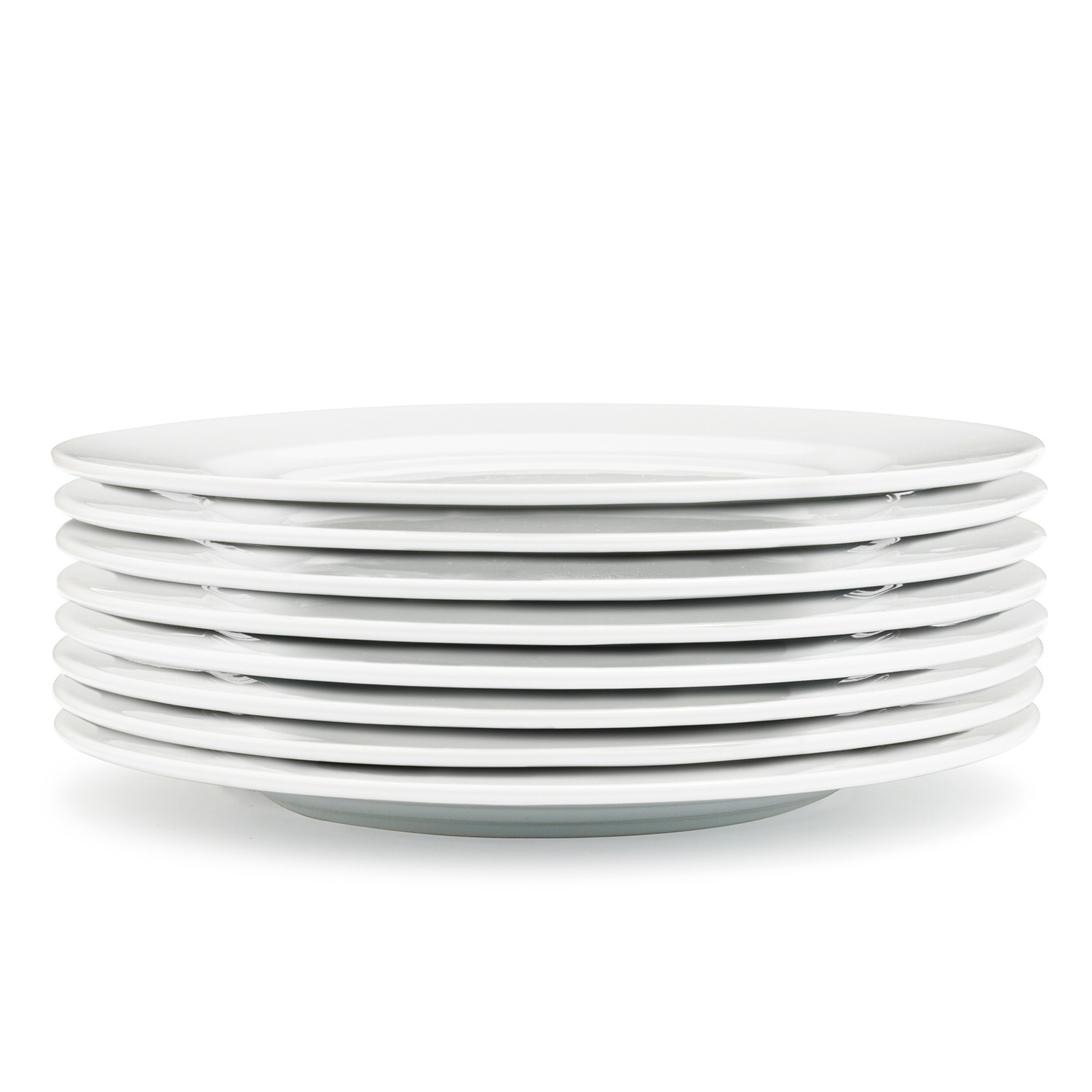 slide 1 of 1, Sur La Table Bistro Round Dinner Plates, 8 ct