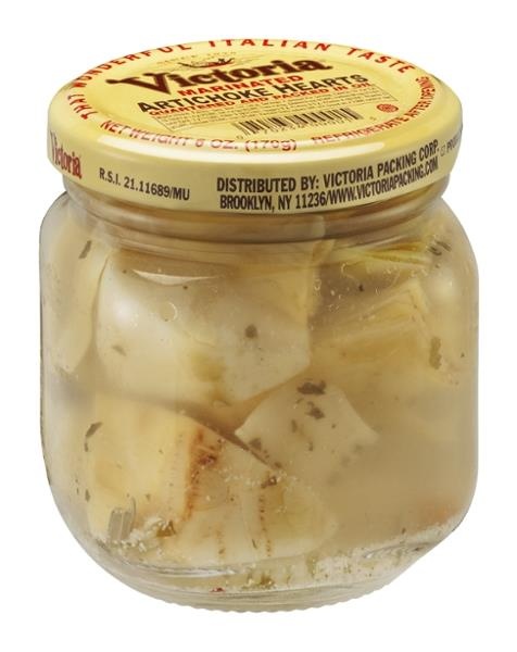 slide 1 of 1, Victoria Marinated Artichoke Hearts Quartered And Packed In Oil, 6 oz