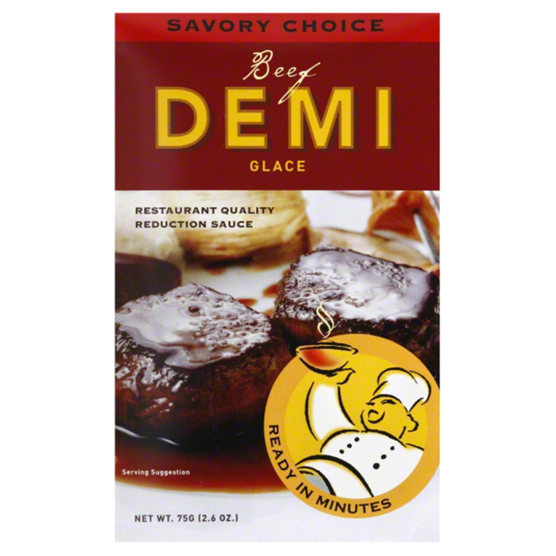 slide 1 of 1, Savory Choice Demi Glace Beef Envelope, 2.6 oz