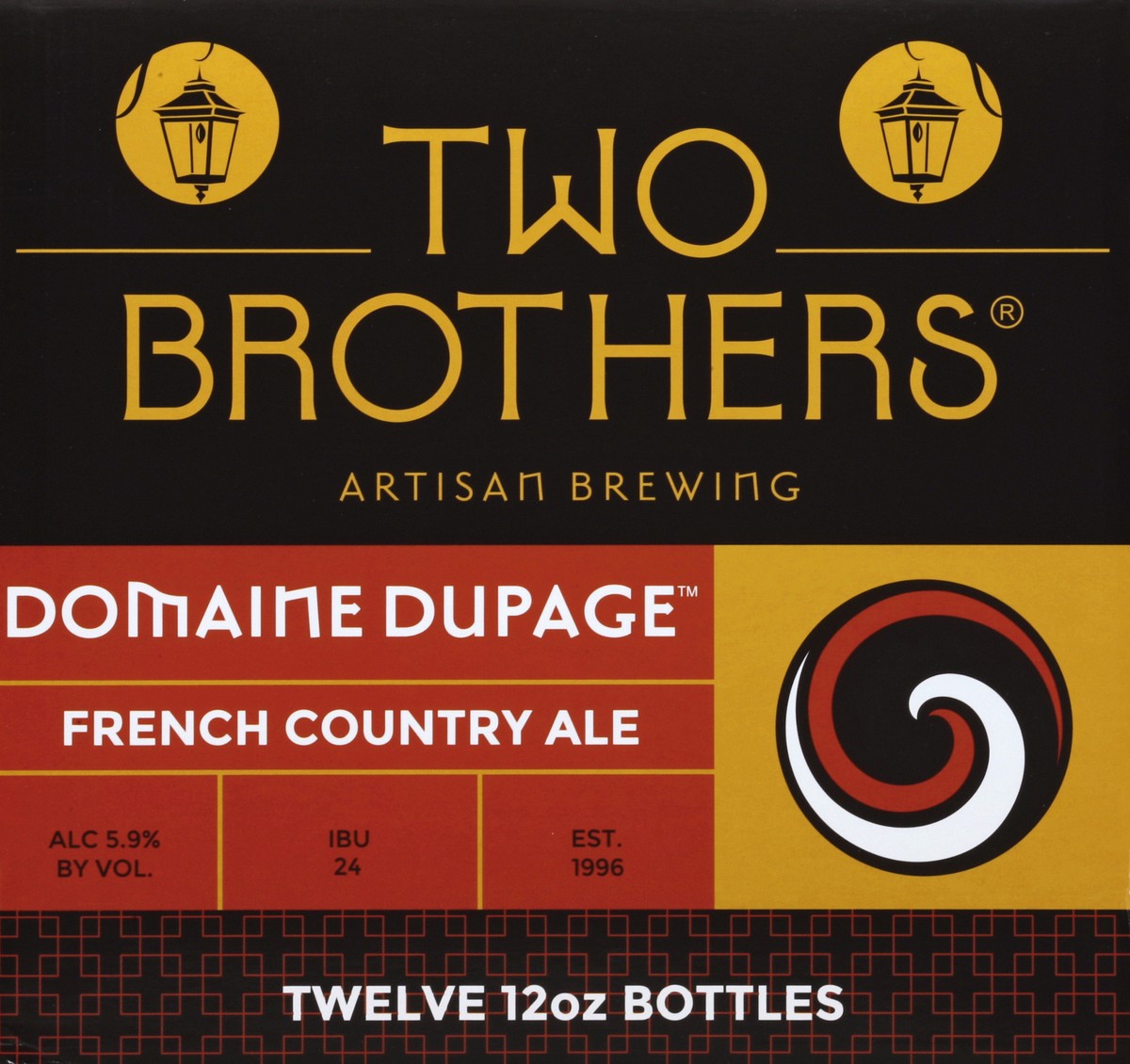 slide 4 of 6, Two Brothers Artisan Brewing Domaine Dupage, 12 ct; 12 fl oz