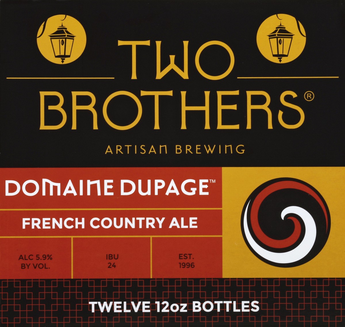slide 6 of 6, Two Brothers Artisan Brewing Domaine Dupage, 12 ct; 12 fl oz