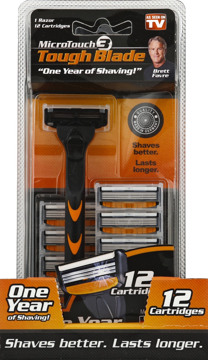 slide 5 of 6, MicroTouch Tough Blade Shaving System, 13 pc