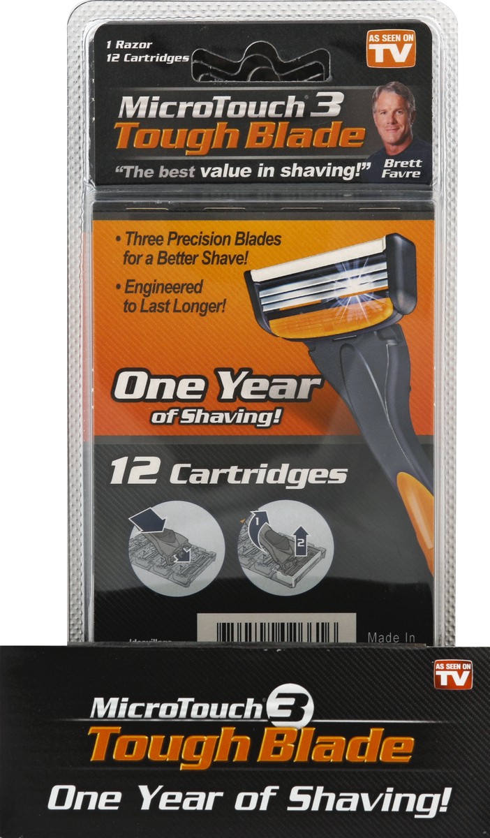 slide 6 of 6, MicroTouch Tough Blade Shaving System, 13 pc