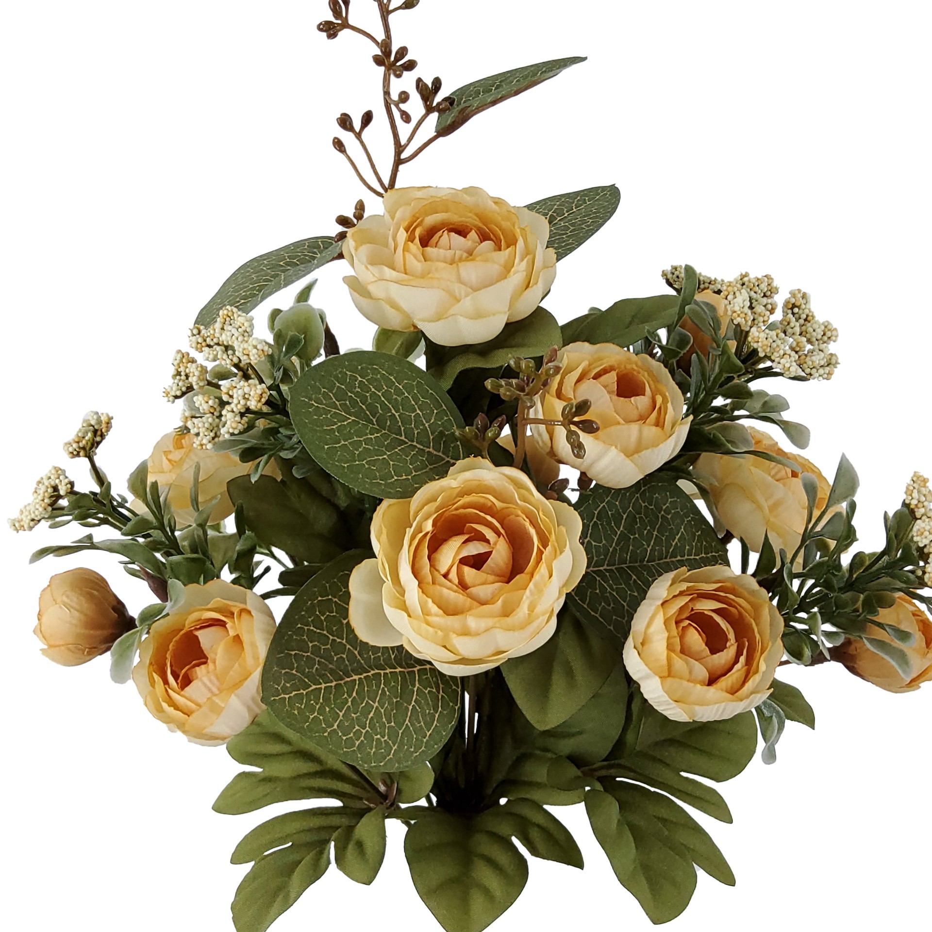 slide 2 of 3, 18" Ranunculus & Berry Deluxe Bush By Ashland, 18 in