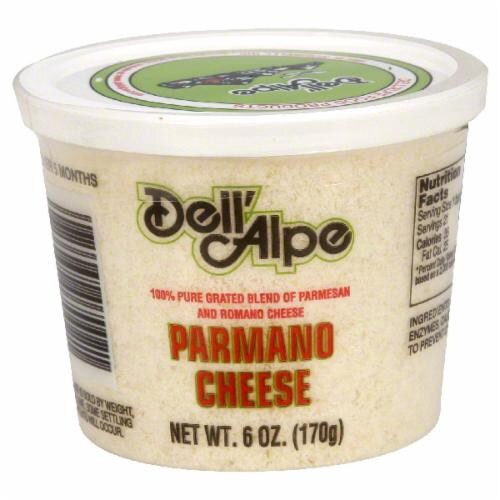 slide 1 of 6, Dell'Alpe Dellalpe Parmano Cheese, 6 oz