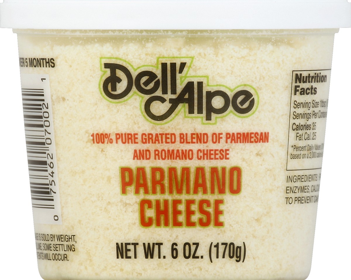 slide 5 of 6, Dell'Alpe Dellalpe Parmano Cheese, 6 oz