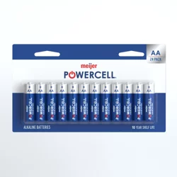 Meijer Powercell Alkaline Battery AA
