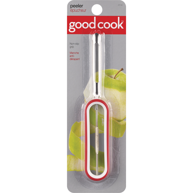 slide 1 of 1, Good Cook Non-Slip Grip Peeler, 1 ct