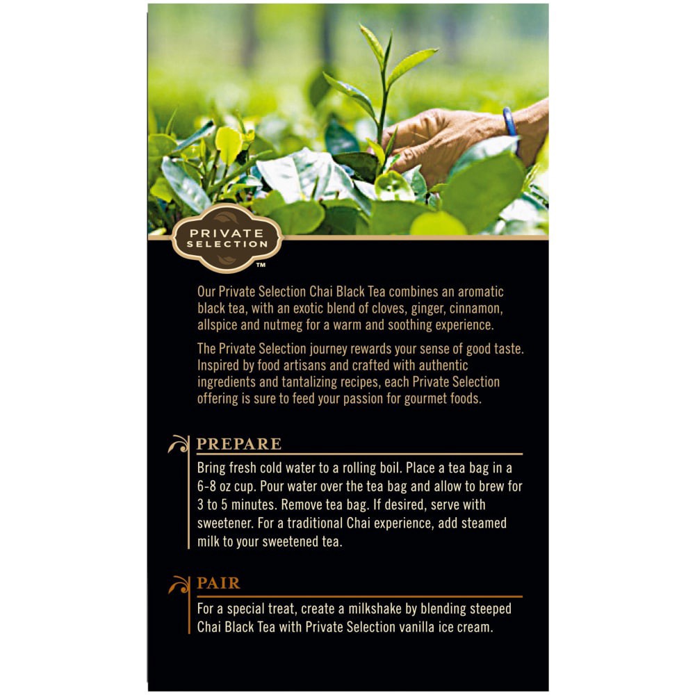 slide 4 of 4, Private Selection Chai Black Tea - 20 ct, 20 ct