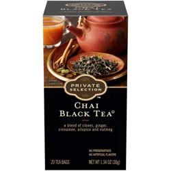 Private Selection Chai Black Tea- 20 ct
