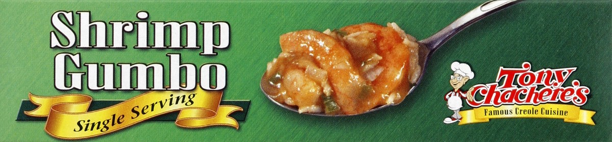 slide 3 of 5, Tony Chachere's Bigez Shrimp Gumbo, 12 oz