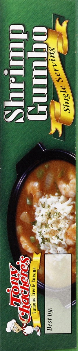 slide 4 of 5, Tony Chachere's Bigez Shrimp Gumbo, 12 oz