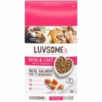 slide 1 of 1, Luvsome Skin & Coat with Real Salmon Adult Dog Food, 15.5 lb