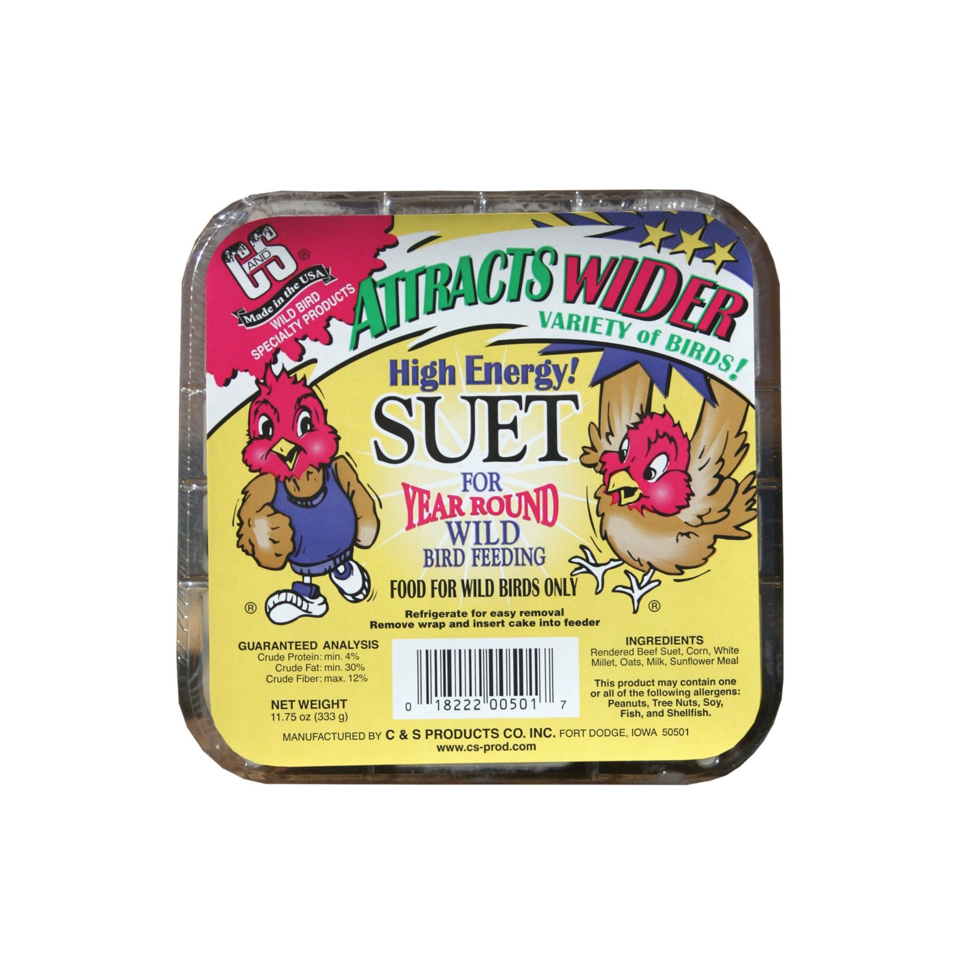 slide 1 of 1, C And S High Energy Suet, 11.75 oz