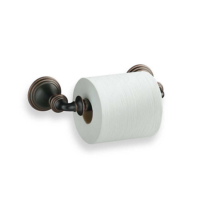 slide 1 of 1, Kohler Devonshire Wall Mount Toilet Tissue Holder - Oil Rubbed Bronze, 1 ct