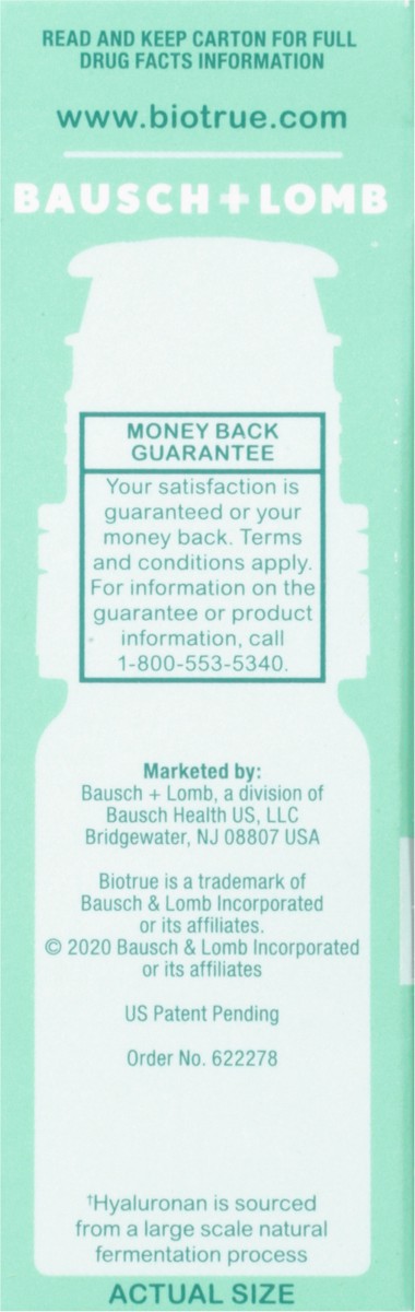 slide 6 of 9, Biotrue Instant Moisture Hydration Boost Lubricant Eye Drops 2 Pack Bottle 2 ea, 2 ct