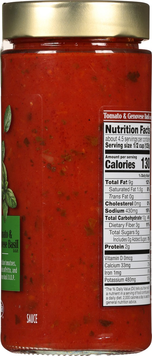 slide 2 of 12, Vero Gusto Tomato & Genovese Basil Sauce 20 oz, 20 oz