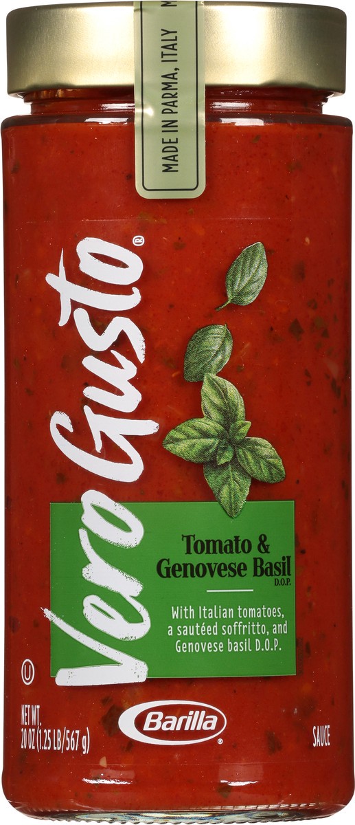 slide 3 of 12, Vero Gusto Tomato & Genovese Basil Sauce 20 oz, 20 oz
