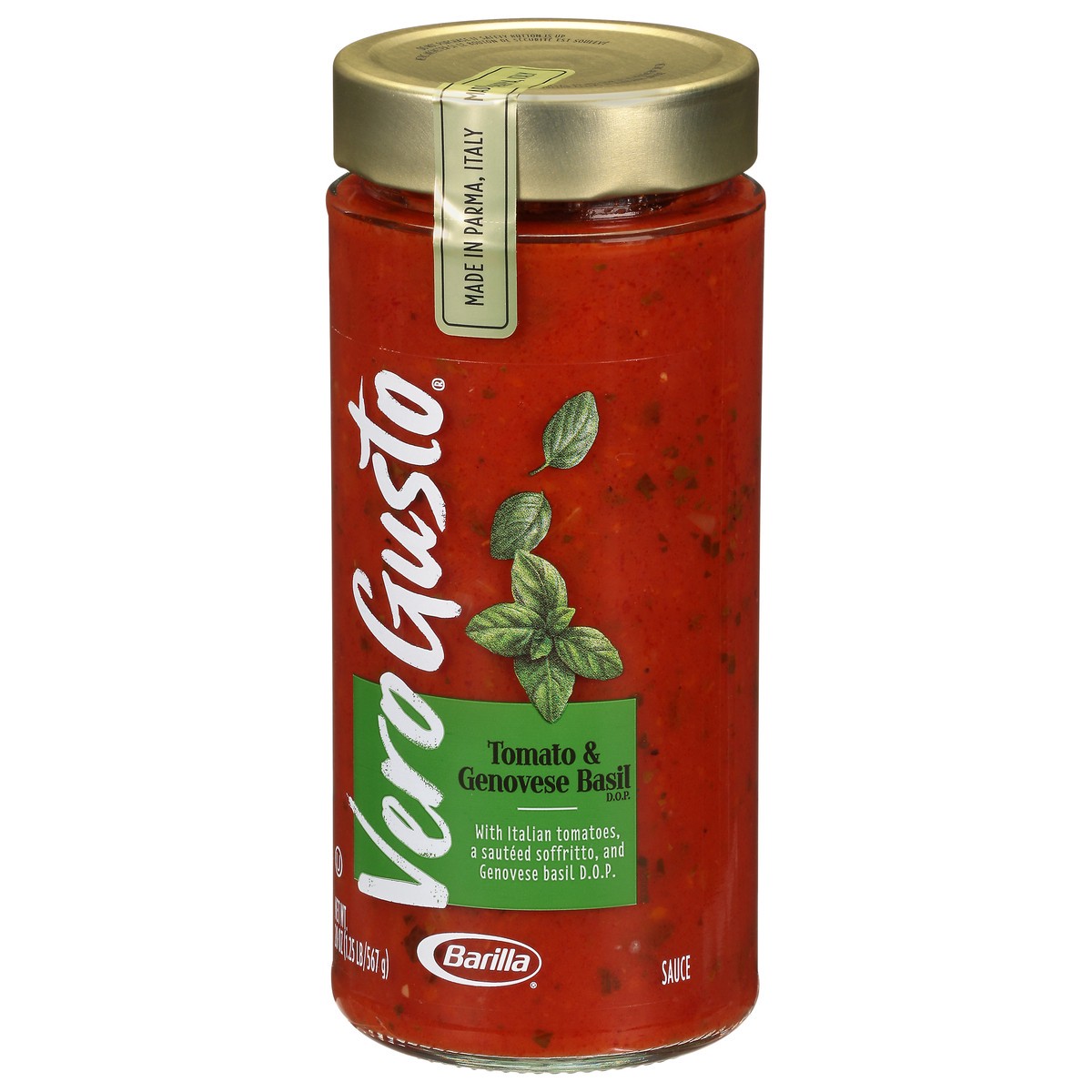 slide 6 of 12, Vero Gusto Tomato & Genovese Basil Sauce 20 oz, 20 oz