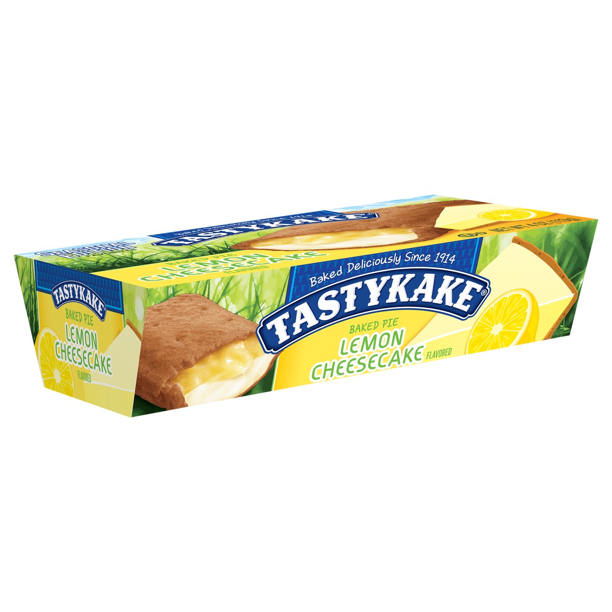 slide 3 of 9, Tastykake Baked Lemon Cheesecake Flavored Pie, 4 oz, 4 oz