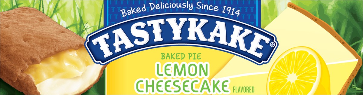 slide 8 of 9, Tastykake Baked Lemon Cheesecake Flavored Pie, 4 oz, 4 oz