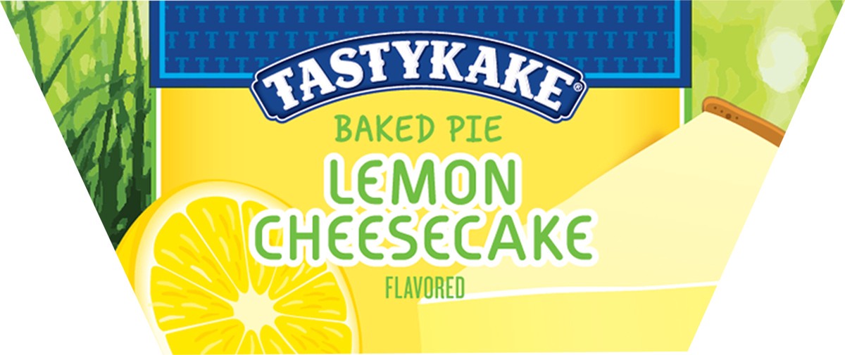 slide 6 of 9, Tastykake Baked Lemon Cheesecake Flavored Pie, 4 oz, 4 oz