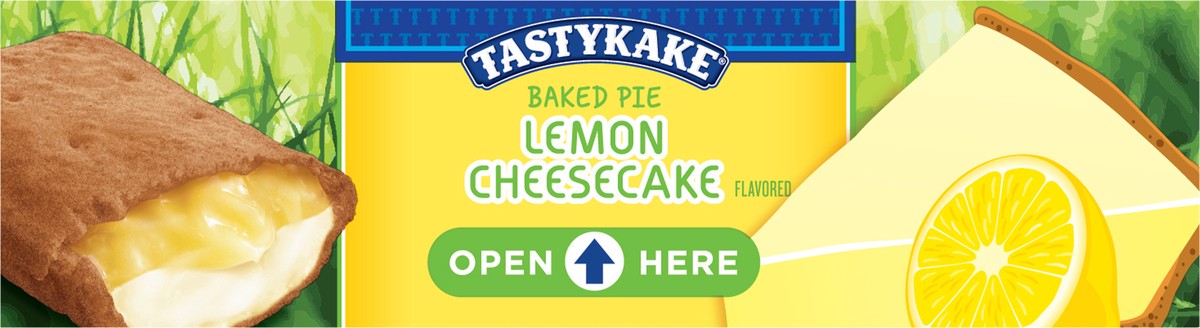 slide 2 of 9, Tastykake Baked Lemon Cheesecake Flavored Pie, 4 oz, 4 oz