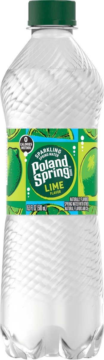 slide 7 of 9, Poland Spring Sparkling Water, Zesty Lime- 16.9 fl oz, 16.9 fl oz