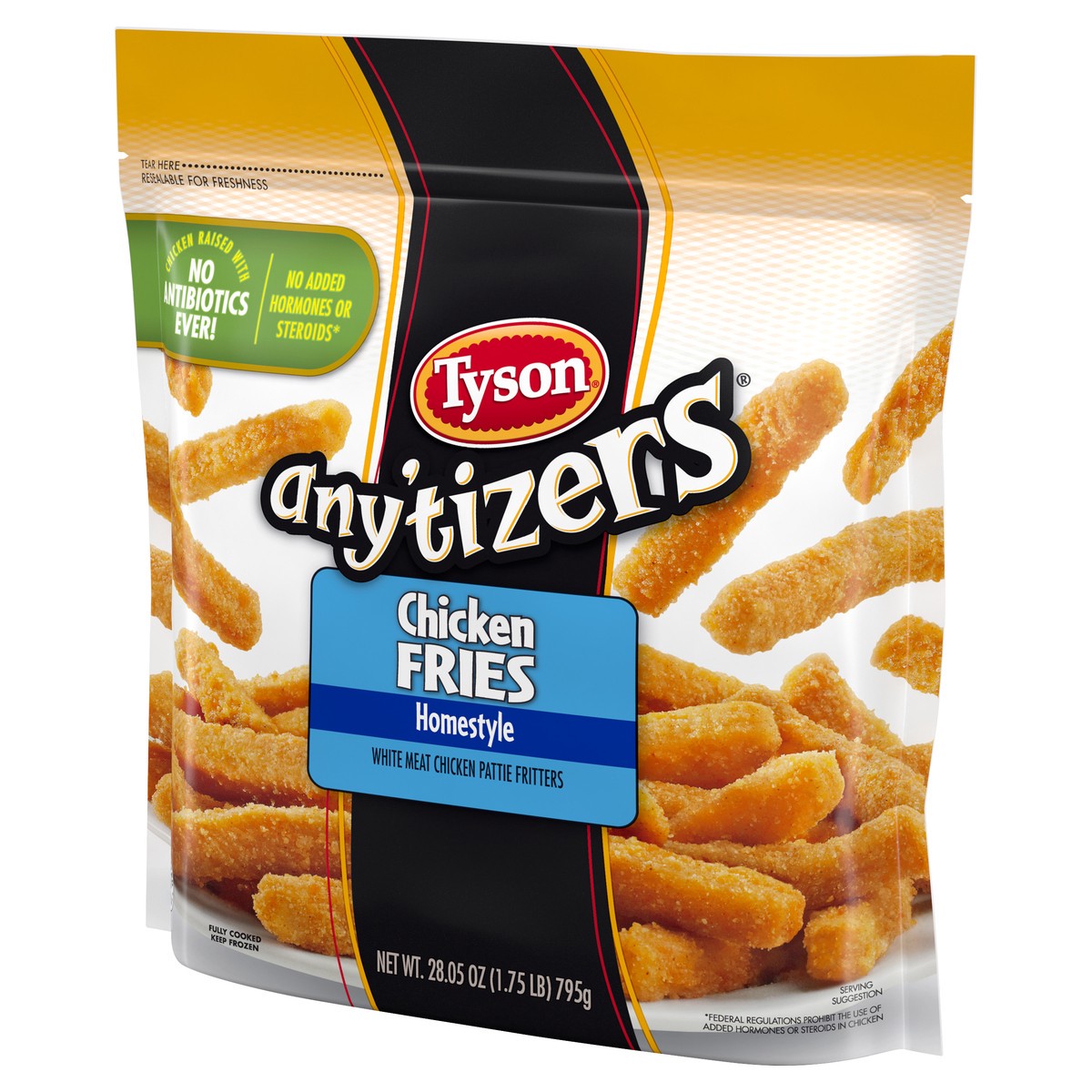 slide 3 of 6, Tyson Any'tizers Homestyle Chicken Fries - Frozen - 28.05oz, 28.05 oz