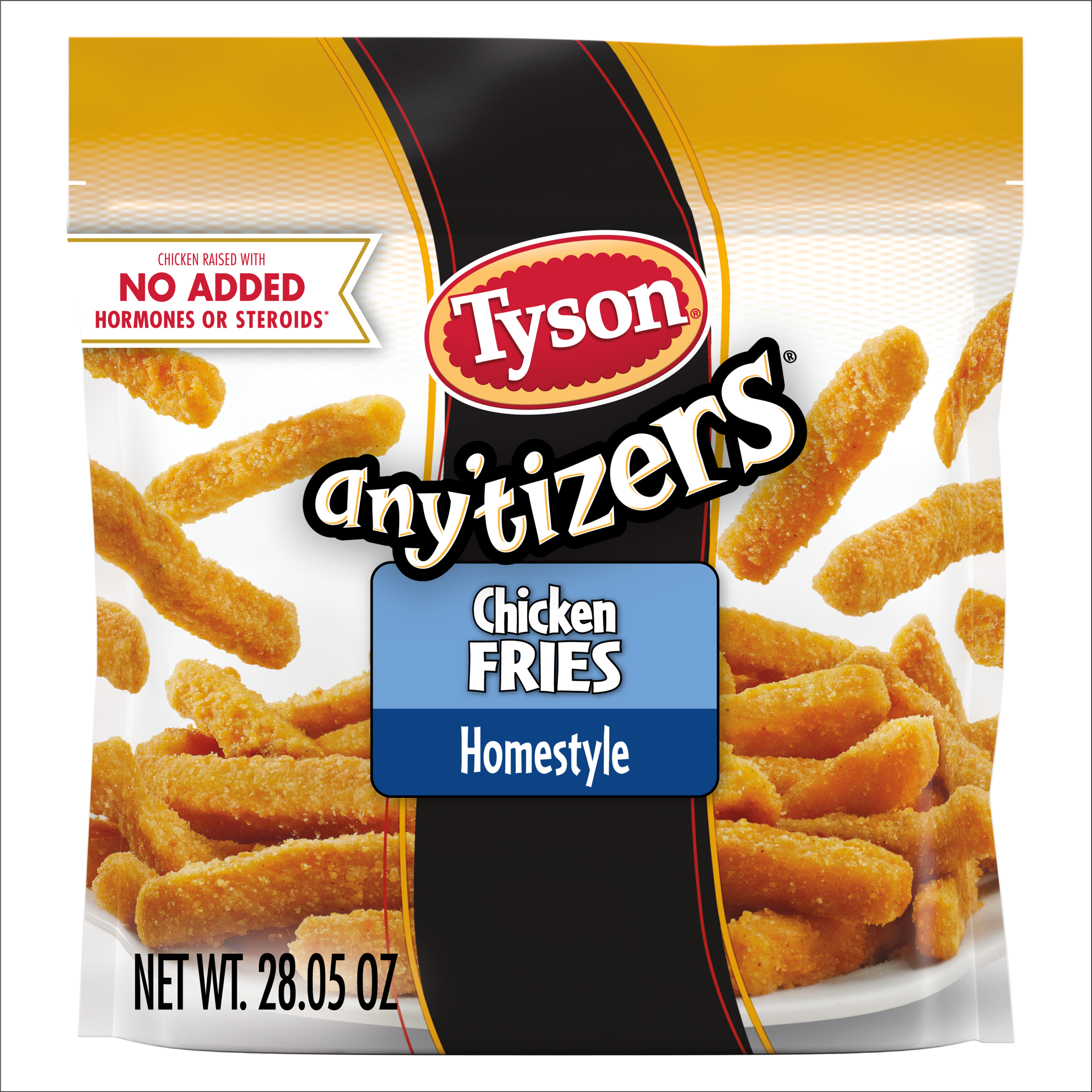 slide 1 of 6, Tyson Any'tizers Homestyle Chicken Fries, 28.05 oz. (Frozen), 28.05 oz