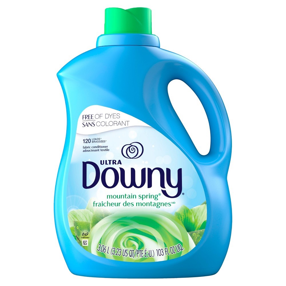 slide 3 of 3, Downy Ultra Cool Cotton Fabric Conditioner 103 fl oz, 103 fl oz