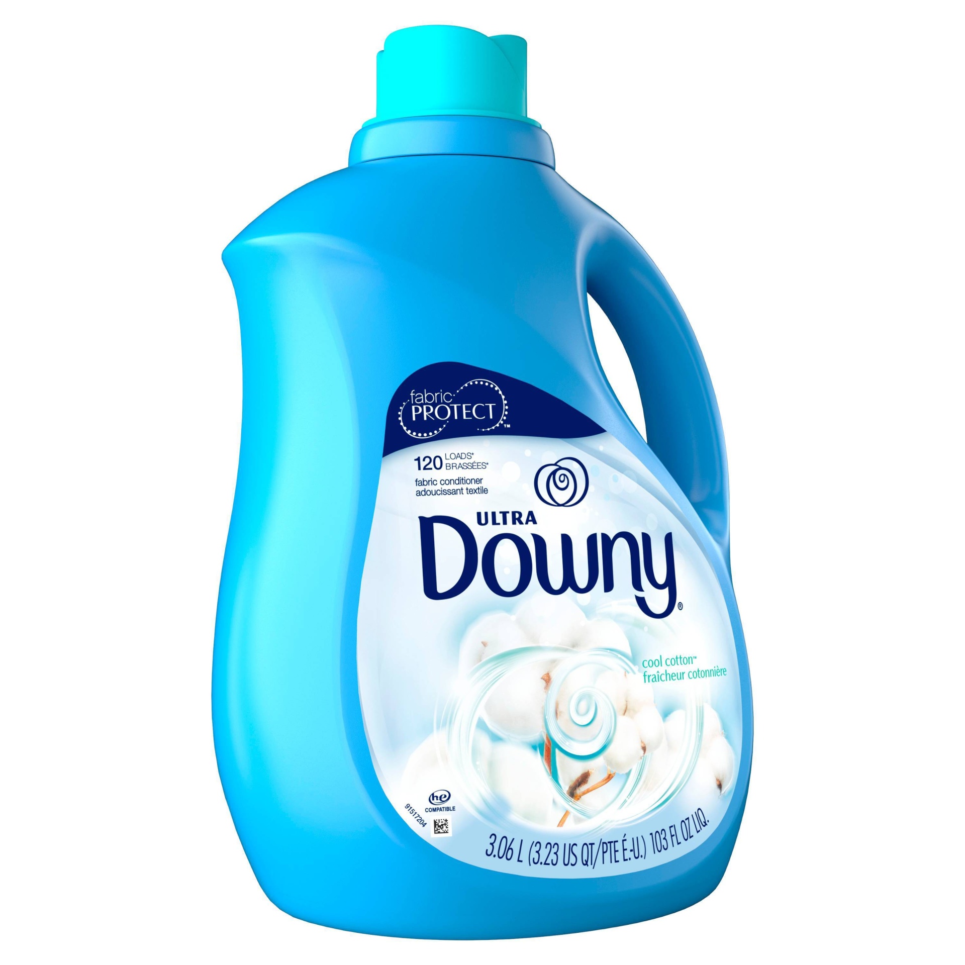 Downy Ultra Cool Cotton Liquid Fabric Conditioner 103 fl oz | Shipt