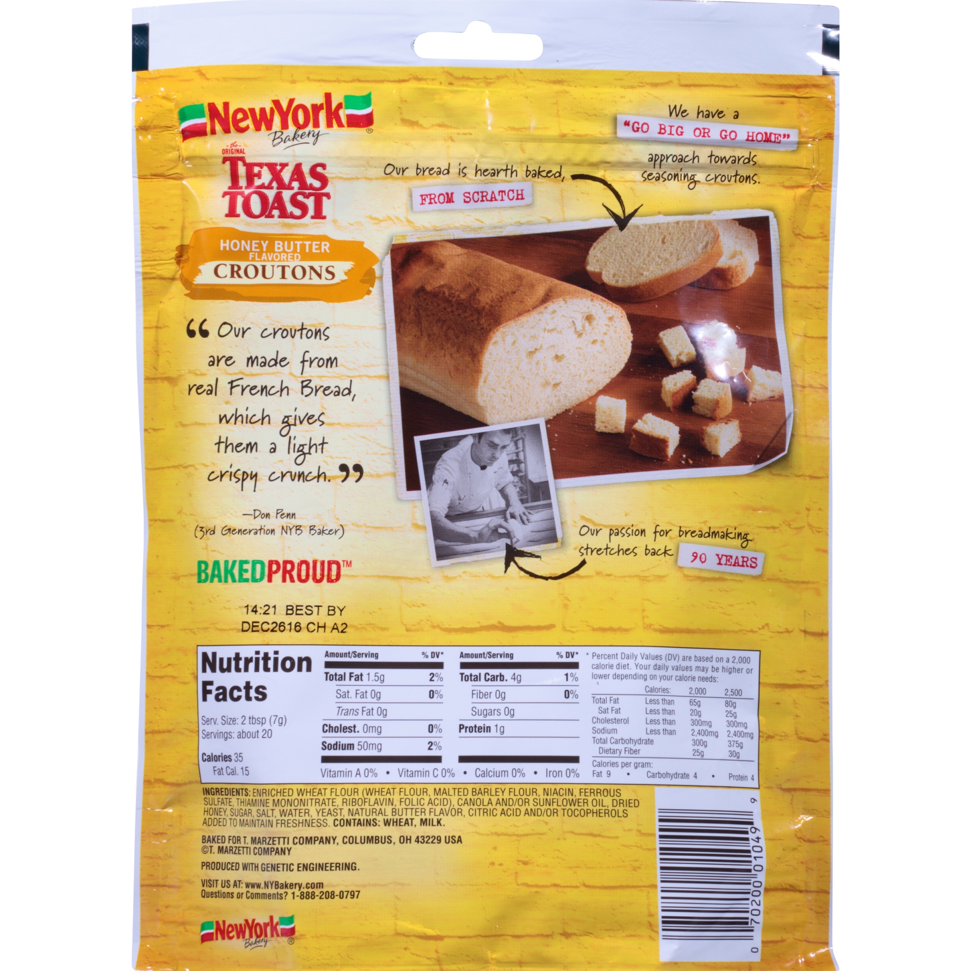 slide 7 of 9, New York Texas Toast Honey Butter Croutons, 5 oz