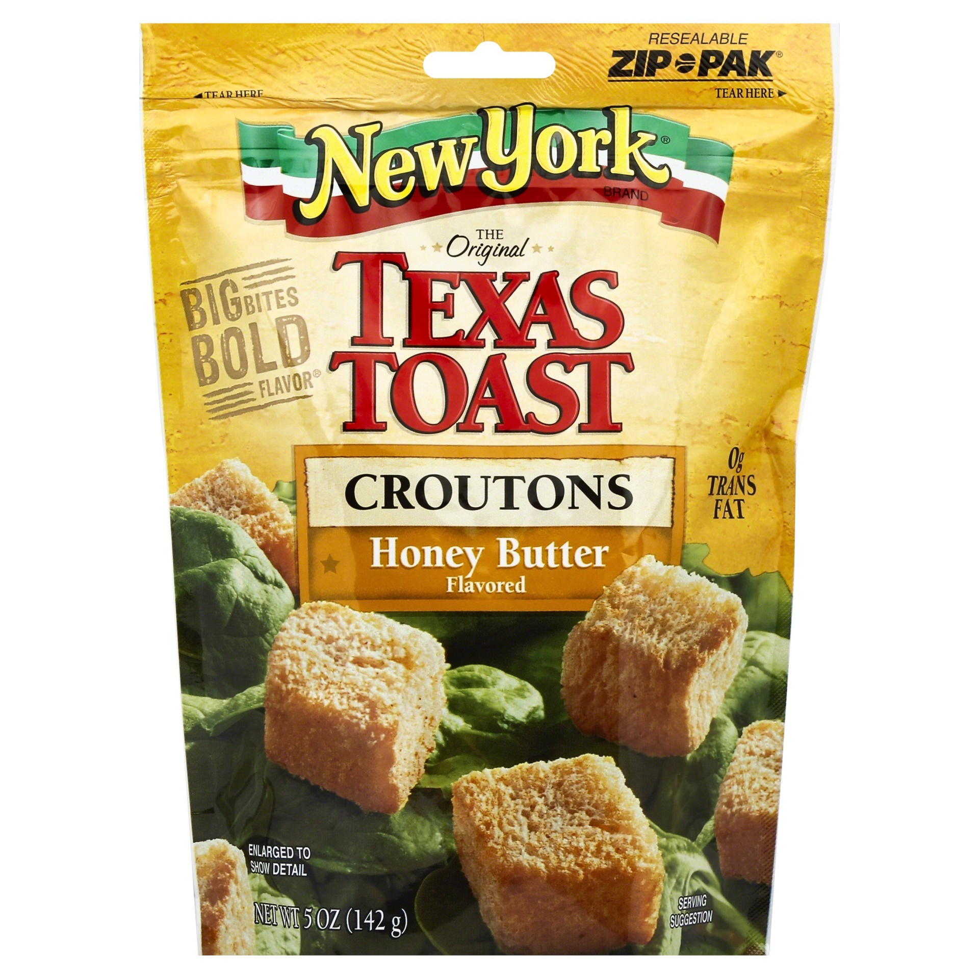 slide 1 of 9, New York Texas Toast Honey Butter Croutons, 5 oz